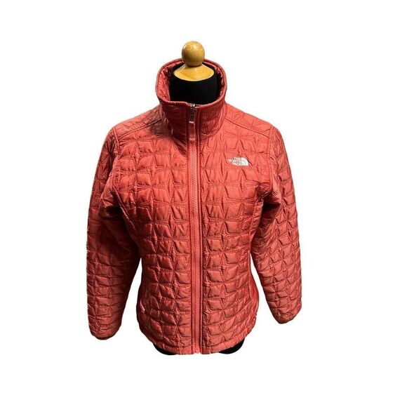The North Face Orange puffer jacket size Small - Picture 1 of 7
